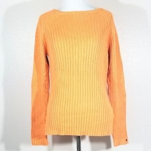 NWT Tommy Hilfiger Orange Knit Sweater